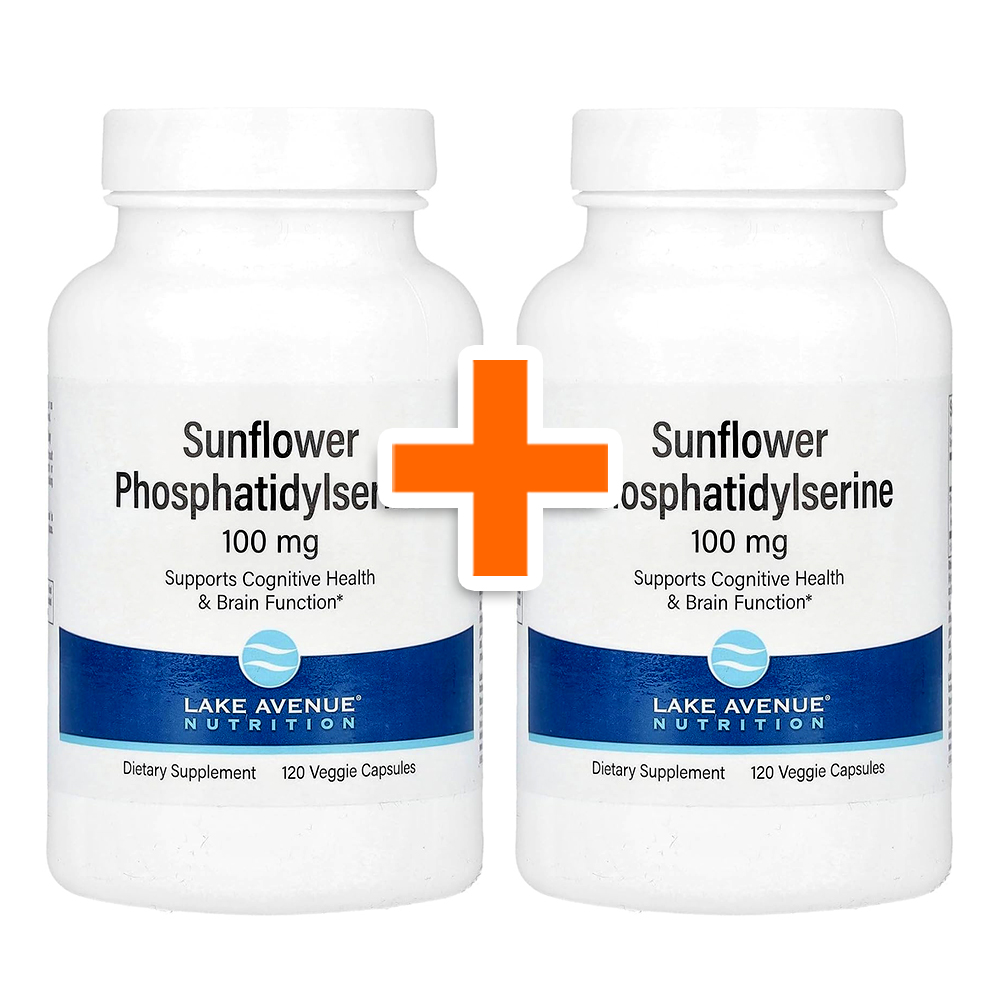 레이크에비뉴 <b>포스파티딜세린 100mg</b> 120캡슐 2통