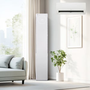 [전국무료배송설치]LG 휘센 오브제컬렉션 뷰II 에어컨 2in1 18평(58.5㎡ )+6평(18.7㎡) (1시리즈) 스탠드+벽걸이 FQ18FU1EK2