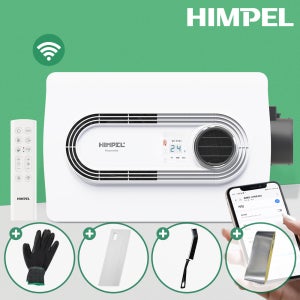 힘펠 휴젠뜨 2 IoT 복합 환풍기 화장실 욕실 스마트폰 연동 제습 온풍 휴젠트 전동댐퍼
