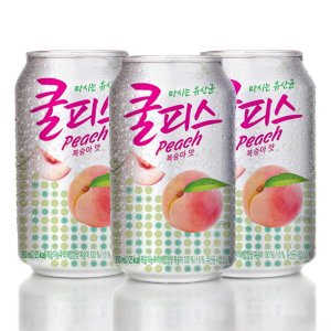 쿨피스 복숭아맛 350ml x 24캔 / 뚱캔