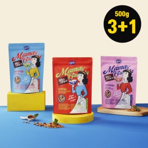 마마스그래놀라 저당 무설탕 통견과 통곡물 프로틴 시리얼 3+1 패키지, 500g, 1개