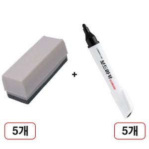 두문 화이트보드 지우개 펠트1겹 10개입