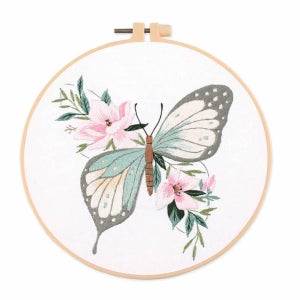 프랑스자수 초보 패키지 나비 키트 6종 DIY 취미생활