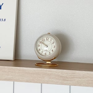 무소음 탁상시계 레트로 미니 아날로그 건전지 빈티지 테이블 책상 알람시계