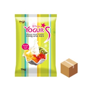 아임요 요거에스 플레인 요거트, 1kg, 12개