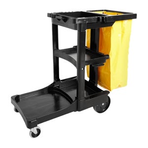 브루트 청소 카트 617388 노란색 비닐백1개 포함 청소 용품 편리한 이동 직접 조립