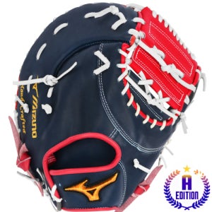 미즈노 프로 A에디션2 25000 무라카미 1루 미트 야구 글러브 네이비