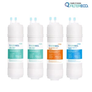 [호환] 현대큐밍 S플러스 정수기 P-P30C-S-B-S-0J 필터 25cm 1세트 (1+1+1+1)