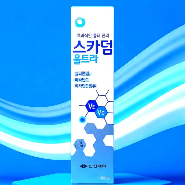 신신제약 스카덤 울트라 겔 10g 실리콘겔 켈로이드성 흉터 아문 상처 보호 관리 점착성
