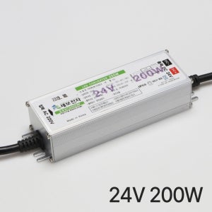 세보 IP68 방수 등기구 안정기 DC24V 200W 국산 SMPS 컨버터 AL
