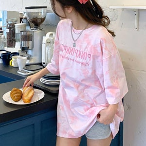 핑크팝 타이다이 스윗버블 핑크 박시티