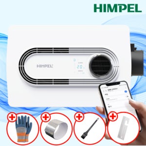 힘펠 휴젠뜨2 IOT 전동댐퍼 제습 온풍 난방 환풍기 휴젠트 스마트폰 연동 자가설치