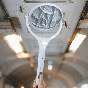 회전 전기 충전 모기채 전기모기채 충전식 휴대용 초파리 캠핑 벽면 천장