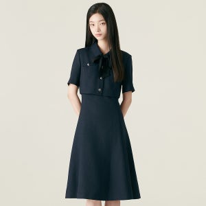 로엠 반팔 조직감 2in1 원피스 RMOWF37R16