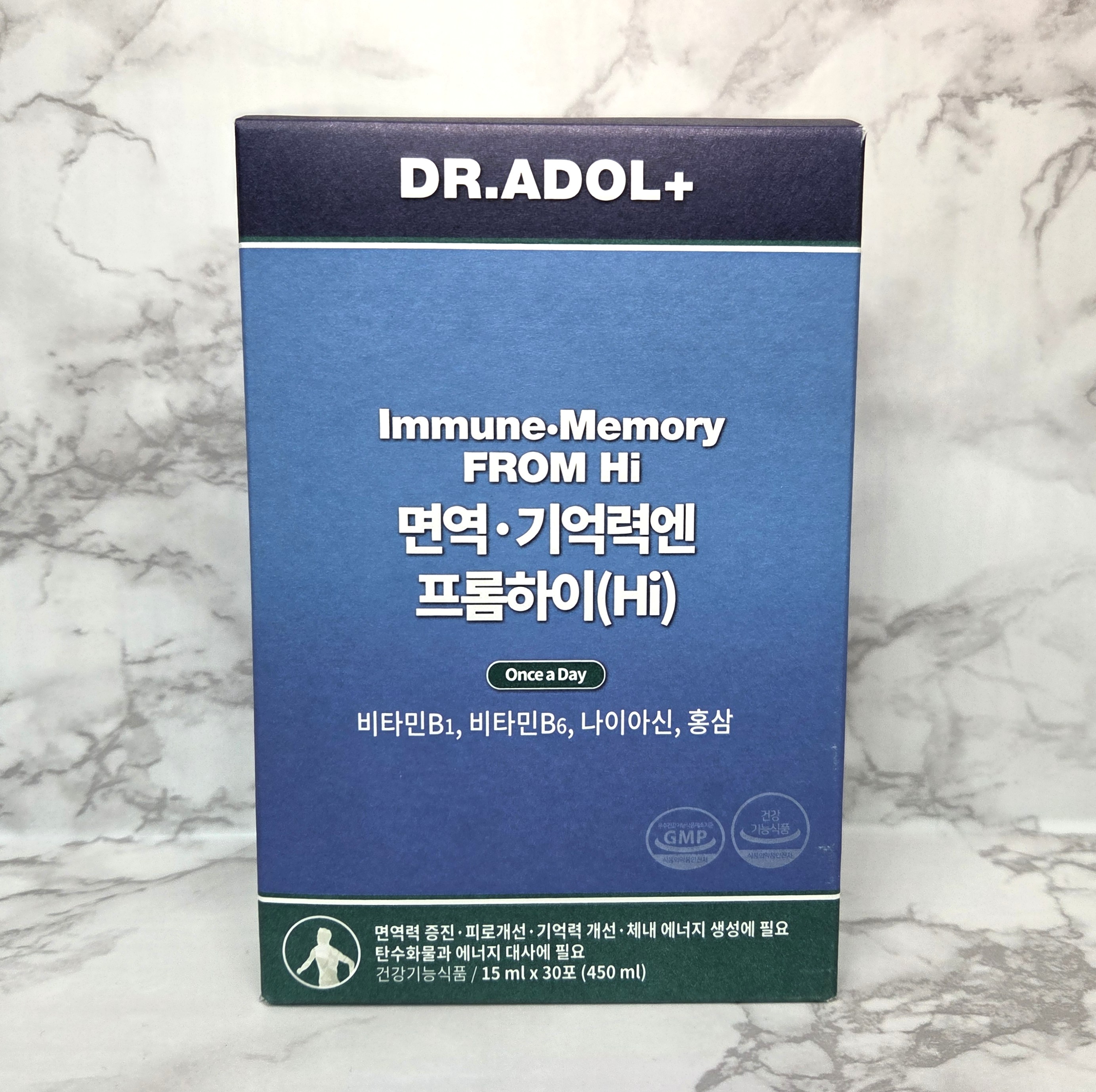 닥터아돌 <b>면역</b> 기억력엔 프롬하이 성장기 <b>홍삼비타민</b>B 영양제 30포 1개월