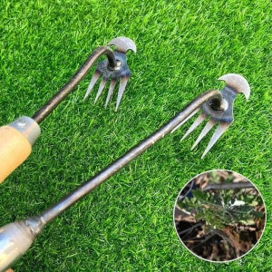 다기능 제초용 호미 망간강 원에 제초용 호미 신상 망간강 제초 호미 도톰 망간강제초 및 흙 파내기 양용가정 농업에 적합