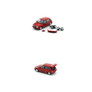 BMC 다이하츠 샤레이드 레드 악세사리 튜닝 세트 64스케일 다이캐스트 미니카