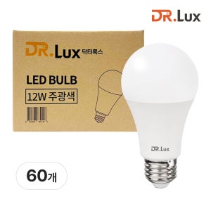 LED 전구 램프 12W, 주광색, 60개