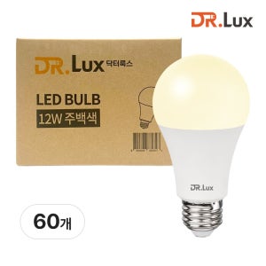 LED 전구 램프 12W, 주백색, 60개