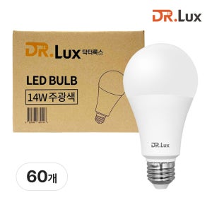 LED 전구 램프 14W, 주광색, 60개