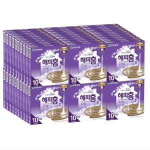 유한양행 해피홈 모기향 10P X60개 캠핑 모기향