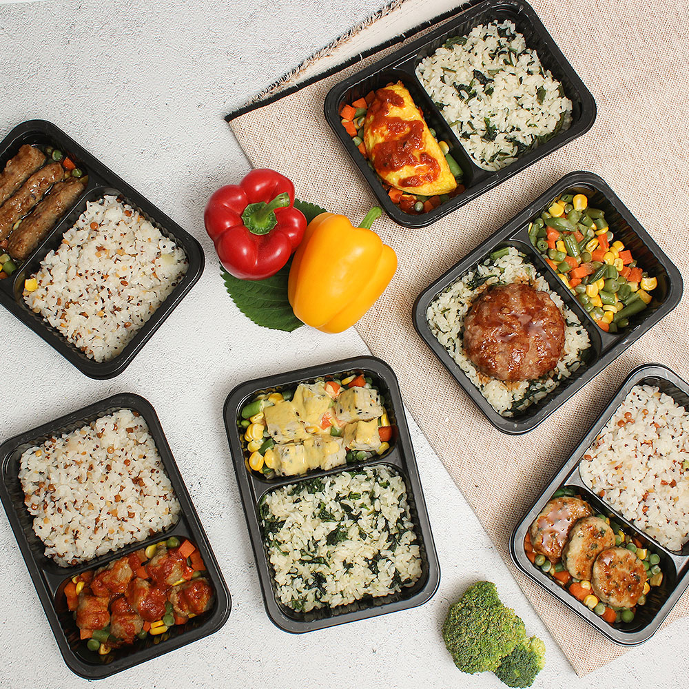 오늘은 건강<b>한끼</b> <b>영양</b>밥 도시락 x 12종! 손쉬운 조리 완벽한 맛 <b>영양</b>가득 맛있는 간편식