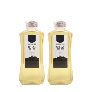 동화양봉 사양벌꿀 1kg 설탕및시럽대용 꿀차 2개