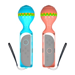 닌텐도 스위치 2 조이콘 호환 플레이핏 파티 리듬 게임 마라카스 그립 2P 1SET