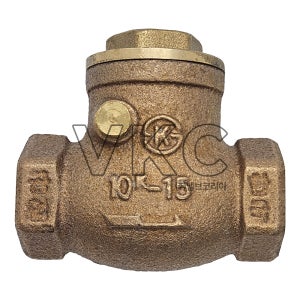 (국산) YK KS 청동 스윙체크(S) 10K 15A 나사식 (영동금속 나사끼움형 스윙체크밸브))