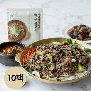 수이재1928 무항생제 서울식 한우 불고기 350g, 10개