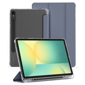신지모루 플러스 S펜 수납 퓨어디펜스 스마트커버 케이스 라벤더 퍼플, 갤럭시 탭 S10 FE+