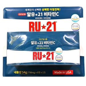 RU21 비타민C 항산화 750mg x 6정 24박스