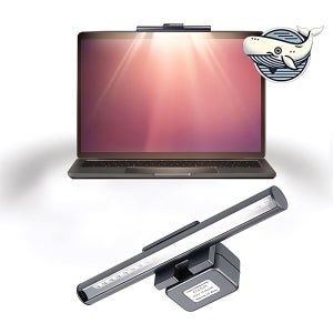 터치식 모니터 부착형 LED 조명 스탠드 노트북 조명바