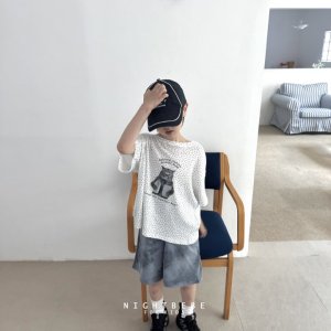 나잇베베 25여름 미야오 루즈 반팔티 티셔츠 유아동 XS-XL