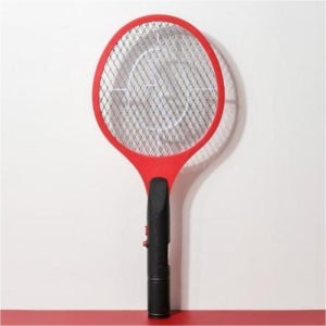 KC인증 이중안전 전기 모기채 건전지형 파리채 전기채 날파리 벌레퇴치