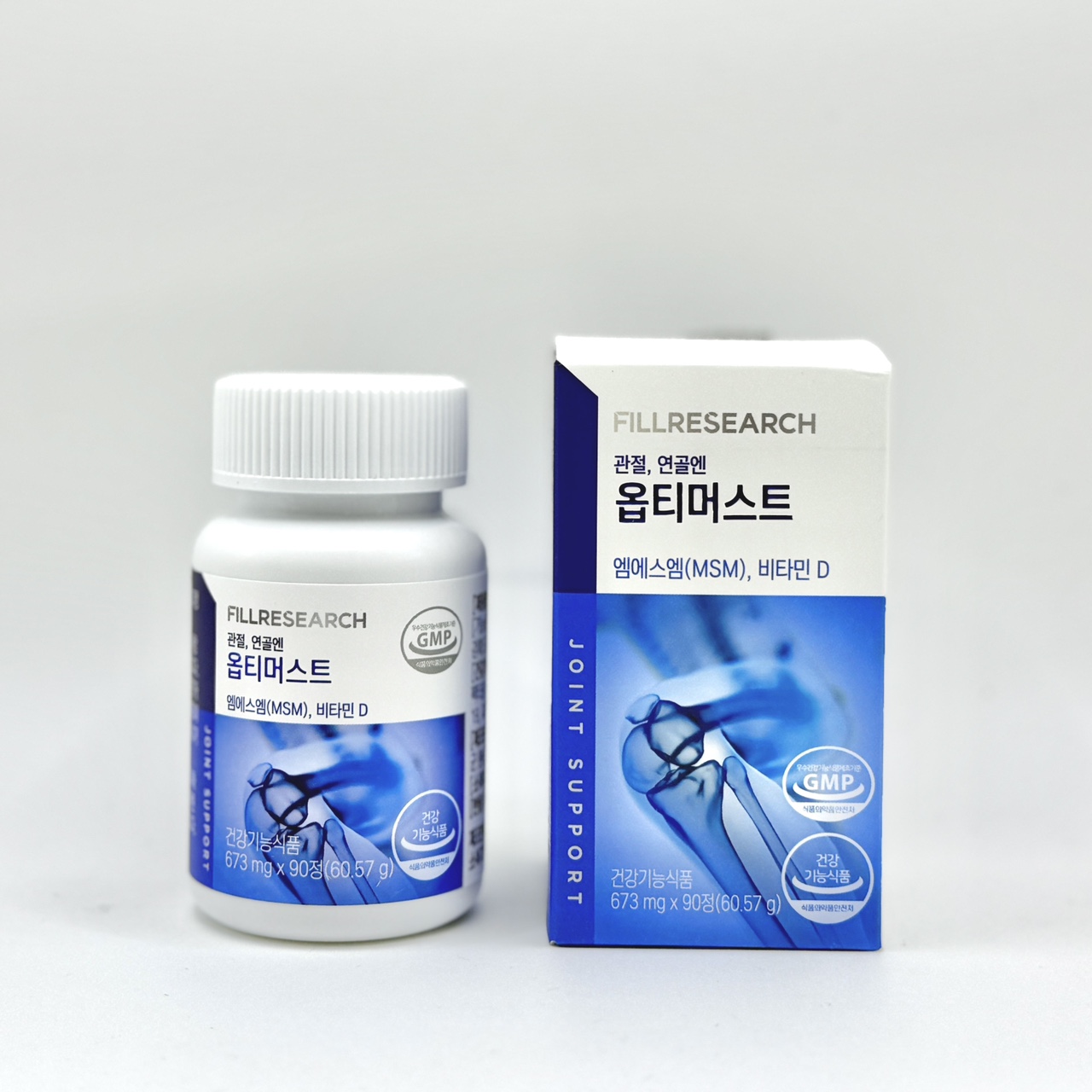 <b>필리서치</b> 관절 연골엔 옵티머스트 673mg x 90정