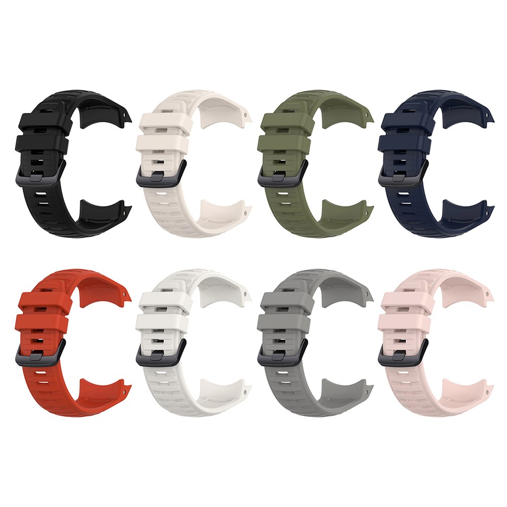 실리콘 교체 시계 스트랩 방수 Smartwatch 액세서리 Sweatproof 두꺼운 조절 가능 Garmin Instinct <b>2X</b>에 Black