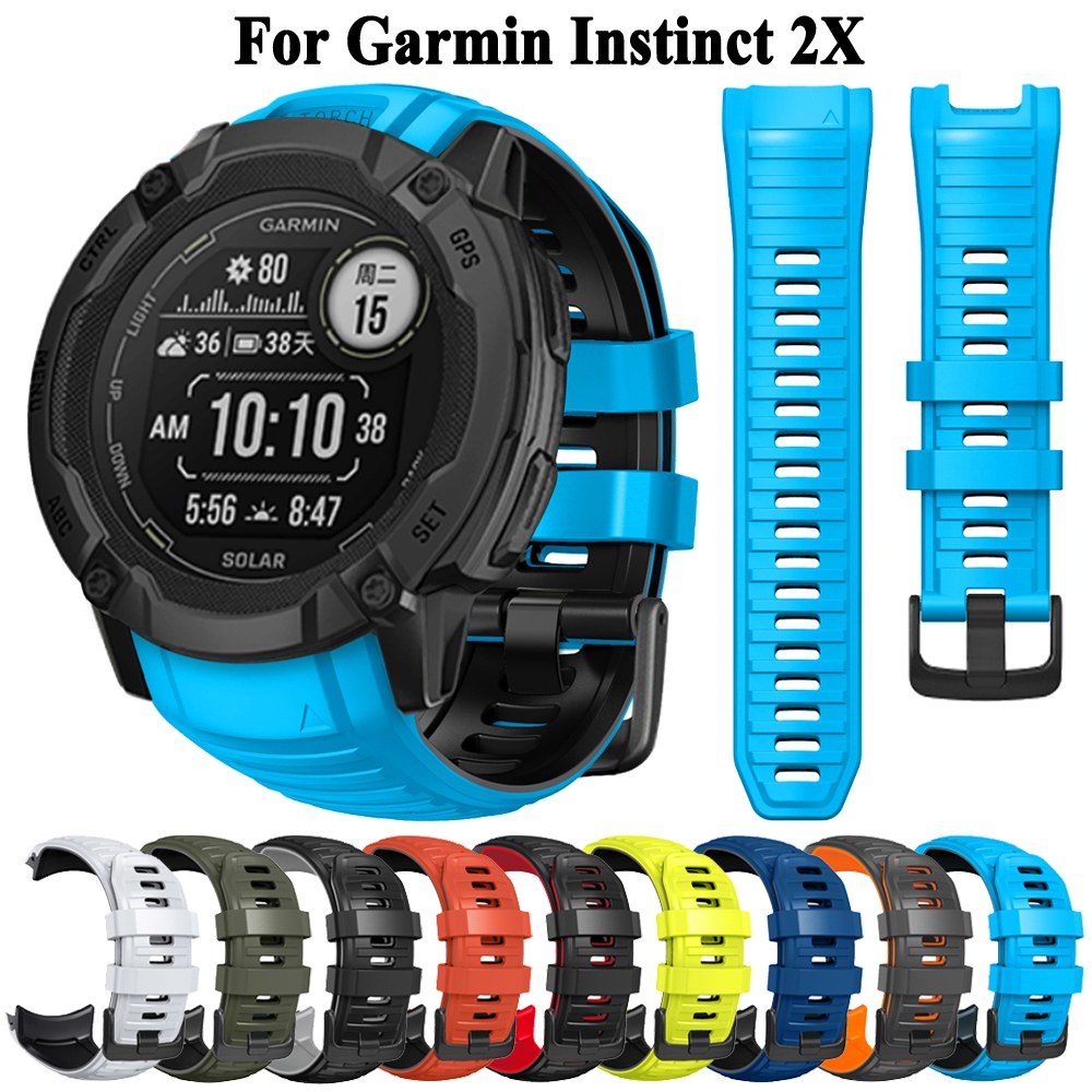 Garmin Instinct <b>2X</b> Solar Smartwatch 시계 밴드 벨트 팔찌 correa 교체 용 손목 26mm 스트랩