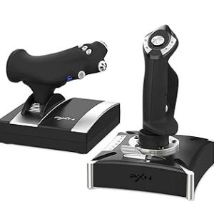 PXN-2119Pro 비행 시뮬레이터 플라이트 스틱 - 진동 기능 탑재 PS4/Xbox One/Series XS/PC 호환