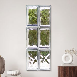 유리 블럭 창문 인테리어 그림 액자 사진 2. 윤슬창문 캔버스액자 대형