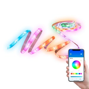 위즈 멀티 컬러 LED 스트립 라이트 붙이는 줄조명 간접조명 5M 1팩 x RGBIC