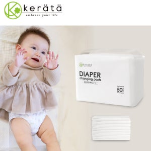 케라타 일회용 기저귀 매트 교체 시트 패드 100매
