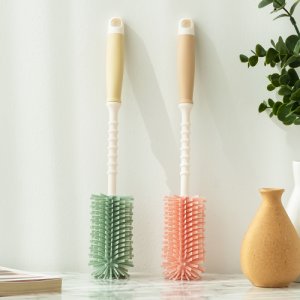 국산 플라이토 실리콘 병세척솔 플래티넘 33cm 병솔