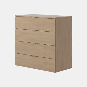 일룸 그립 서랍장 994x518x991mm, 4단, SO(샌드오크)