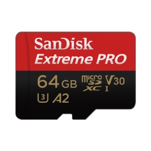 샌디스크 마이크로 SD카드 Extreme Pro 메모리카드 QXCD 64GB