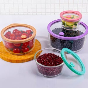 레벤쿠첸 브리드 내열유리 밀폐용기 250ml 냉동밥 전자레인지 이유식 보관