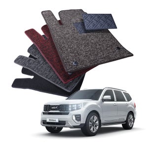 [1+2열] 디테일링 우븐블럭 자동차 씬 코일매트 차량용 카매트 기아 모하비 + 가죽보호제 100ml 증정