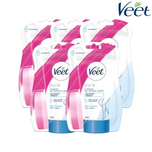 VEET 비트 인샤워 제모크림 민감성 피부용 150g, 5개