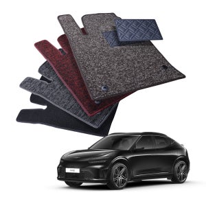 [1+2열] 디테일링 우븐블럭 자동차 씬 코일매트 차량용 카매트 제네시스 GV60