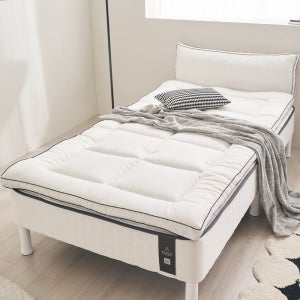 포스트모던 두툼 알러지케어 침대 토퍼 매트리스 싱글 S 카키그레이